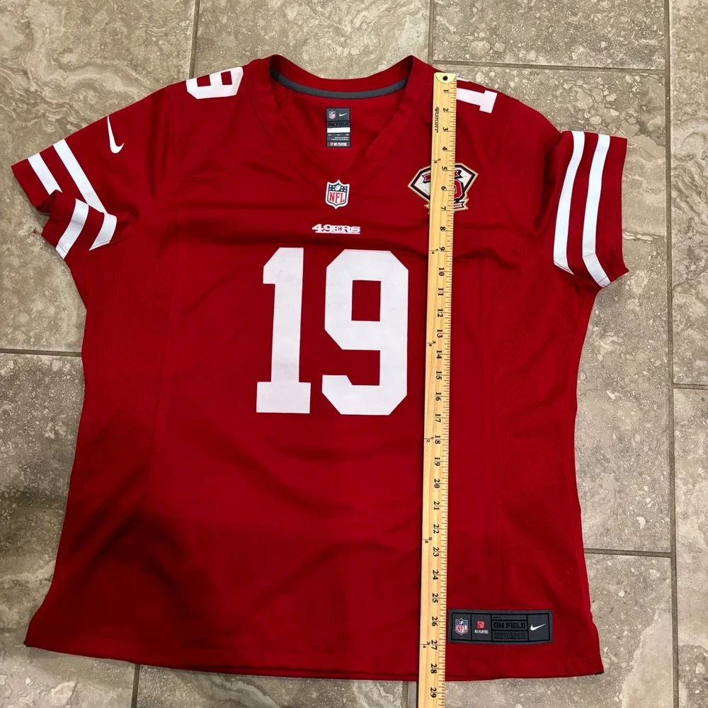 Nike‎ San Francisco 49ers Deebo Samuel 75th Anniversary Jersey Womens XXL Red